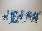 Vtg Lot of Marx Baseball Player Plastic Figurines 1960's 16 figurines