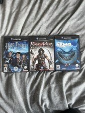 3x Nintendo GameCube Games Bundle CIB Nemo Harry Potter Prince Of Persia