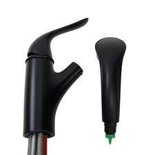 Moen 87557BL Brecklyn Single Hole Pull-Out Sprayer Kitchen Faucet- Matte Black