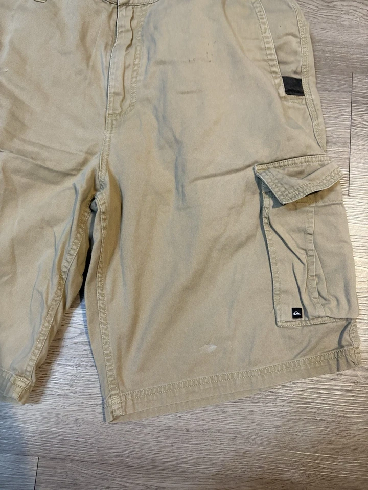 Pantalones cortos cargo Quicksilver para hombre talla 36 bolsillos Foto 3 de 4