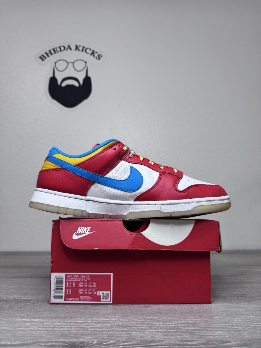 Size 11.5 - Nike Dunk Low x LeBron James x Fruity Pebbles DH8009