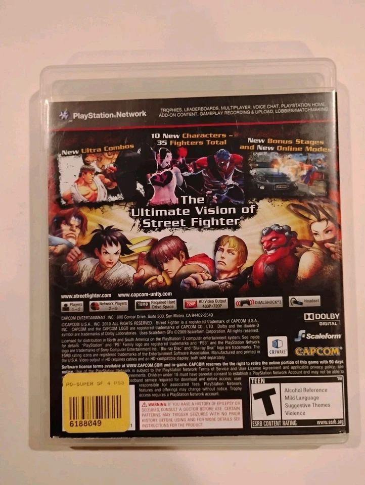 Super Street Fighter IV, Tested And Works, Complete - Image 3 of 4