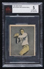 1951 Berk Ross Hit Parade of Champions Doak Walker #2-14 BVG 5 HOF 02kp