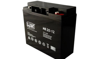 Akumulator AGM bezobsługowy MegaBat 12V 20Ah (181x76x167mm) MB 20-12