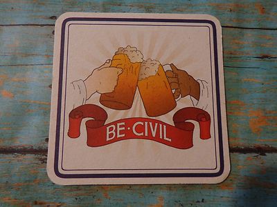 Beer Brewery COASTER ~ The CIVIL LIFE Brewing Co ~ St Louis, MISSOURI ~ Be Civil