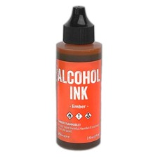 Ranger, Tim Holtz, Alcohol Ink, Ember Alcohol Ink, 2 fl oz, Red Orange Ink