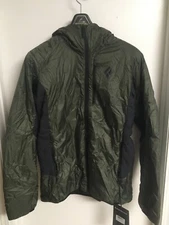 Mens Black Diamond Vision Hybrid Hoody - Medium