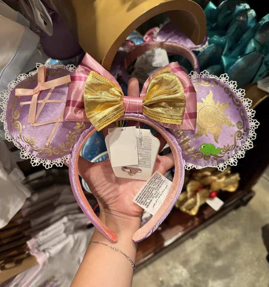 Diadema Loungefly Mickey Ears Rapunzel Enredada Pascal Belle de los Parques Disney 2024 Foto 4 de 4
