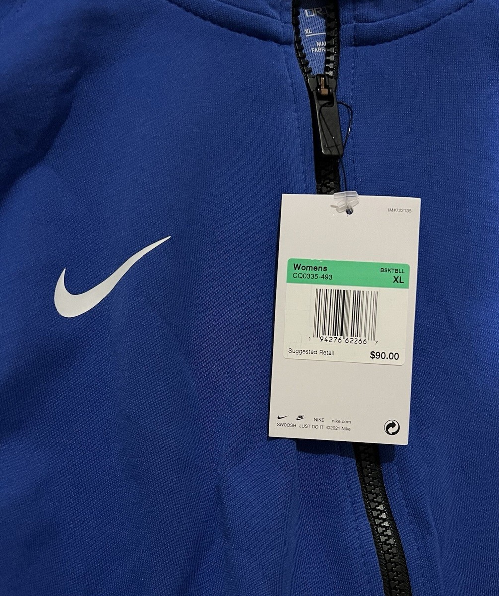 NEW Nike Women's Size XL Showtime Dri-Fit Full-Zip Hoodie NEW Nike Women's Size XL Showtime Dri-Fit Full-Zip Hoodie