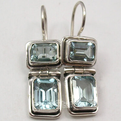 Orecchini Con Topazio Azzurro – Segni Gioielli - Foto 11