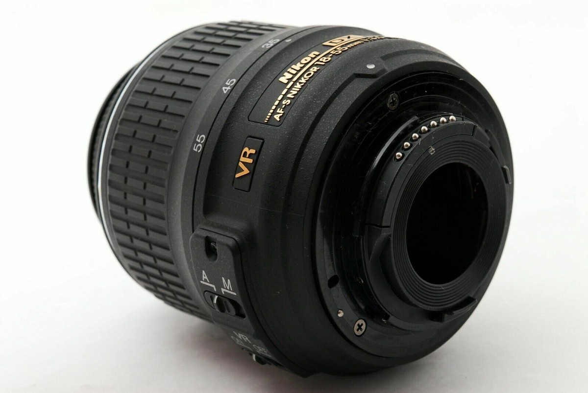 Nikon AF-S DX NIKKOR 18-55mm f/3.5-5.6 VR Zoom Lens F. DSLR