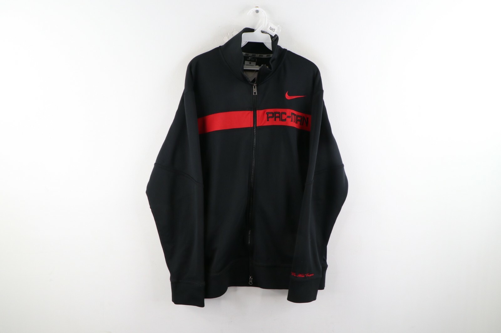 SACAI X NIKE Giacca da boxe Nike Dri Fit uomo grande Manny Pacquiao Pac Man Spell Out nera