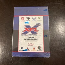 2020 Topps XFL Football Factory Sealed Blaster Box (100 Cards per Box)