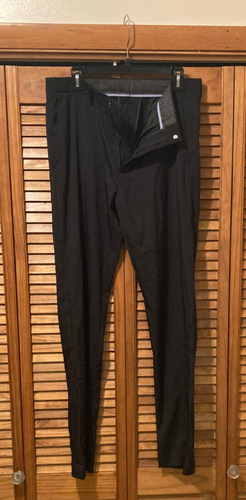 Pantalon Tailleur Femme Focus 2000 Noir - Taille 4 - Polyester Doublé - Occasion Très Bon état