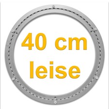 Drehkranz &Oslash; 40cm Aluminium | extra leise | Drehlager Drehteller Lenkkranz Alu