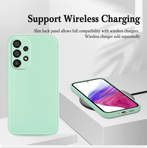Custodia telefono silicone liquido per Samsung Galaxy S22 Note 20 A13 A53 A52S custodia gel - Foto 53 di 120