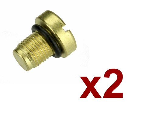 💧 BMW 3-Series Coolant Bleeder Screws - Brass Upgrade! 2 pcs! FREE SHIP! 💧 - Picture 2 of 2