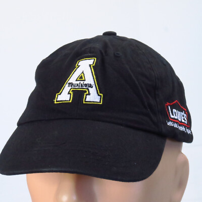 Appalachian State Mountaineers Lowes Werner Ladders Black Strapback Hat