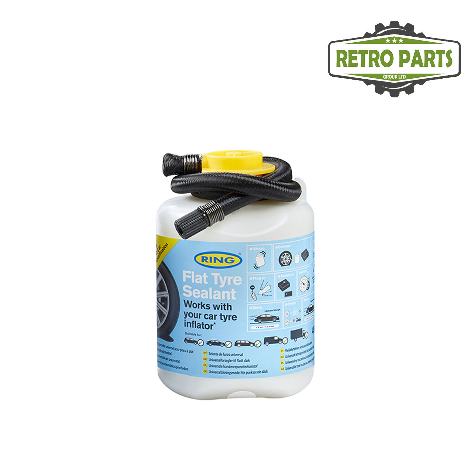 Emergency Flat Tyre Repair Kit For Mini Spare Wheel Alternative DIY eBay