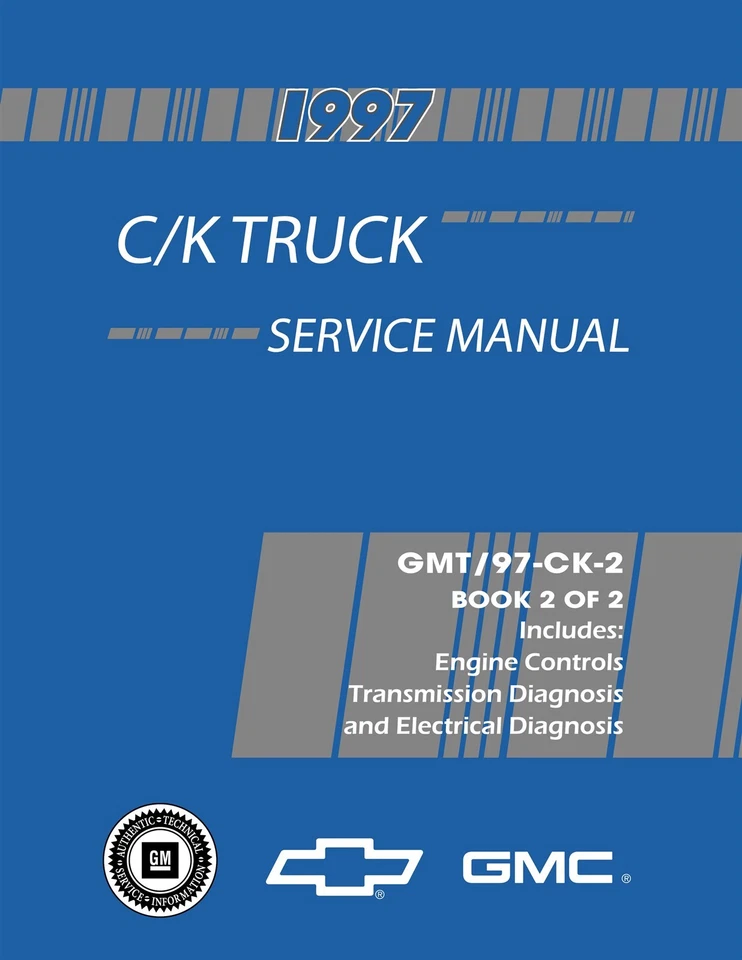 Chevrolet y GMC 1997 C/K Truck manual de servicio (2 libros) Foto 2 de 4