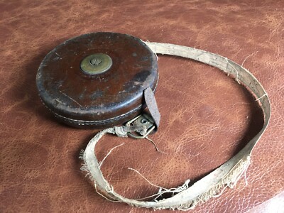 Leather-Bound 66ft Steel Tape Measure   John Rabone & Sons, Birmingham