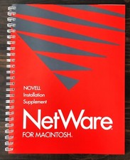 Novell - NetWare Installation Supplement For Macintosh 1988 