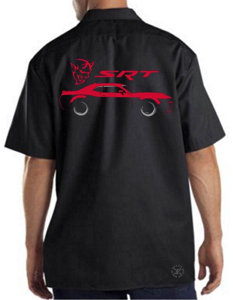 DODGE CHALLENGER SRT DEMON Mechanics Work Shirt ~ Licensed ~ 808 840