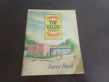 UNUSED Top Value Stamp Saver Book Grocery Store Vintage Memorabilia