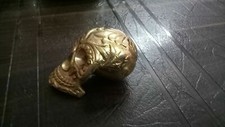 Vintage Style Brass Skull Head Handle For Designer Walking Cane Stick Style Gift