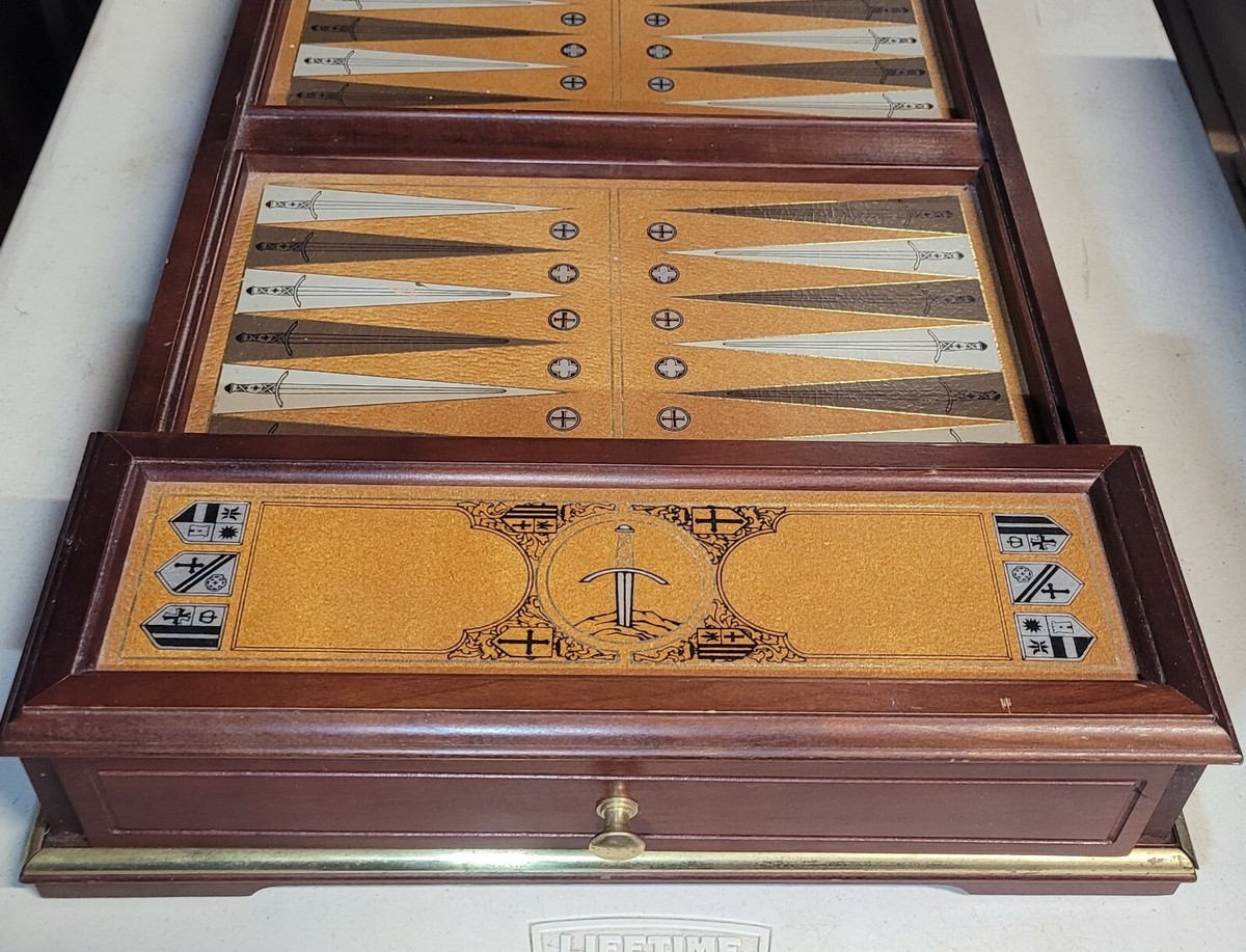【韓国正規品】ファイトシン＆プルイノ セット Vintage Franklin Mint Excalibur Backgammon Set 1986 Limited