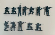 MPC US Civil War Blue Gray Gray Army Soldier 12 Count Lot