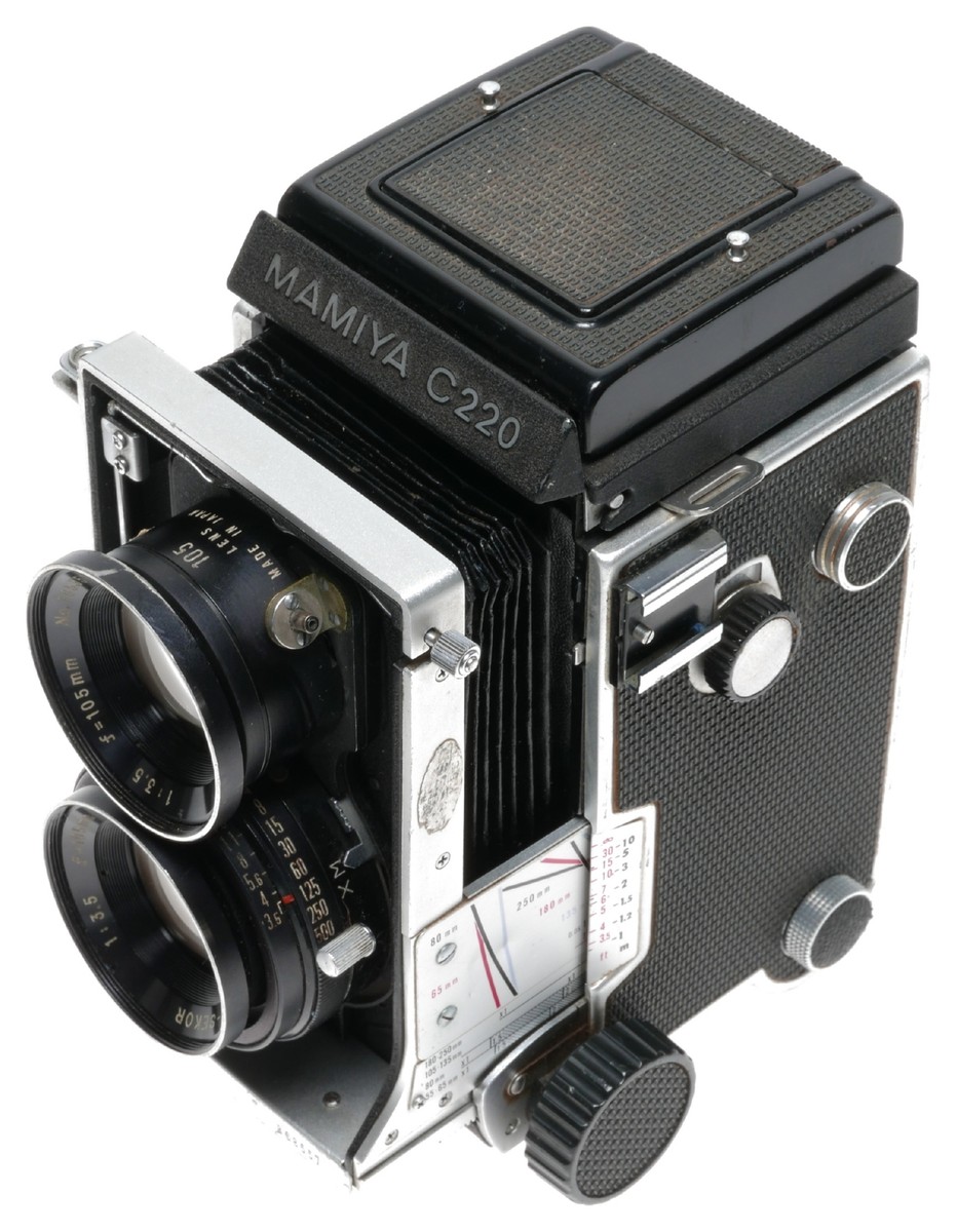 Mamiya C220 Professional TLR Film Camera Sekor 3.5/105mm Lens | eBay