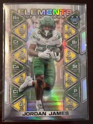2024 Bowman Best University Football Jordan James Elements Of The Game #EG-12 