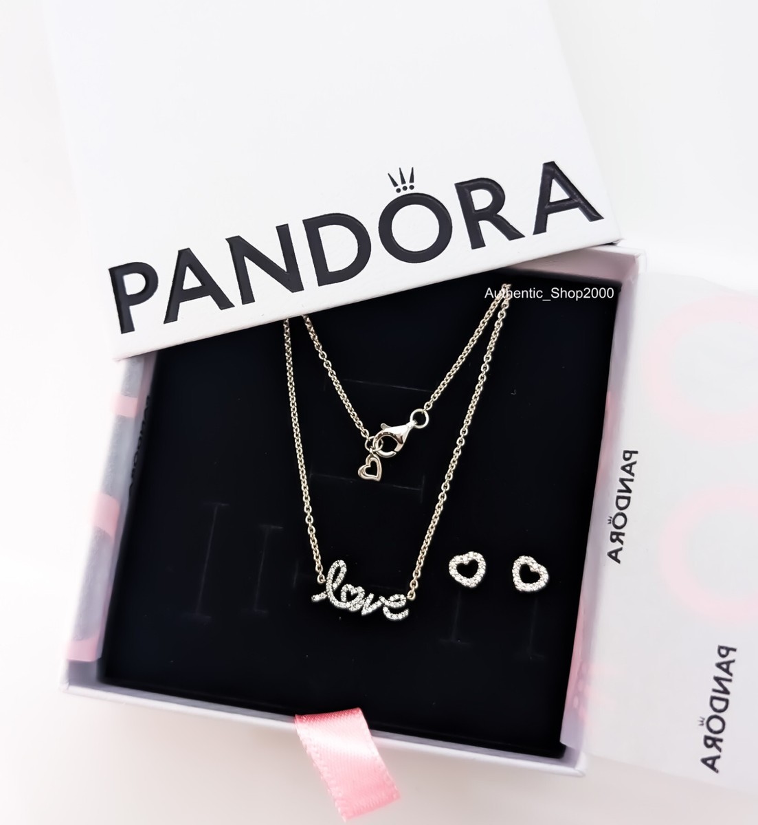 PandoraHearts フォト Pandora Sterling Silver Pink Heart Stud Earrings - Macy's
