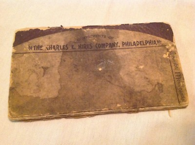 HIRES ROOT BEER 1891 Memorandum Complimentary Booklet