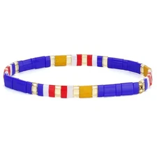 KELITCH Women TILA Beaded Bracelets Handmade Stack Friendship Stretch Bracelets