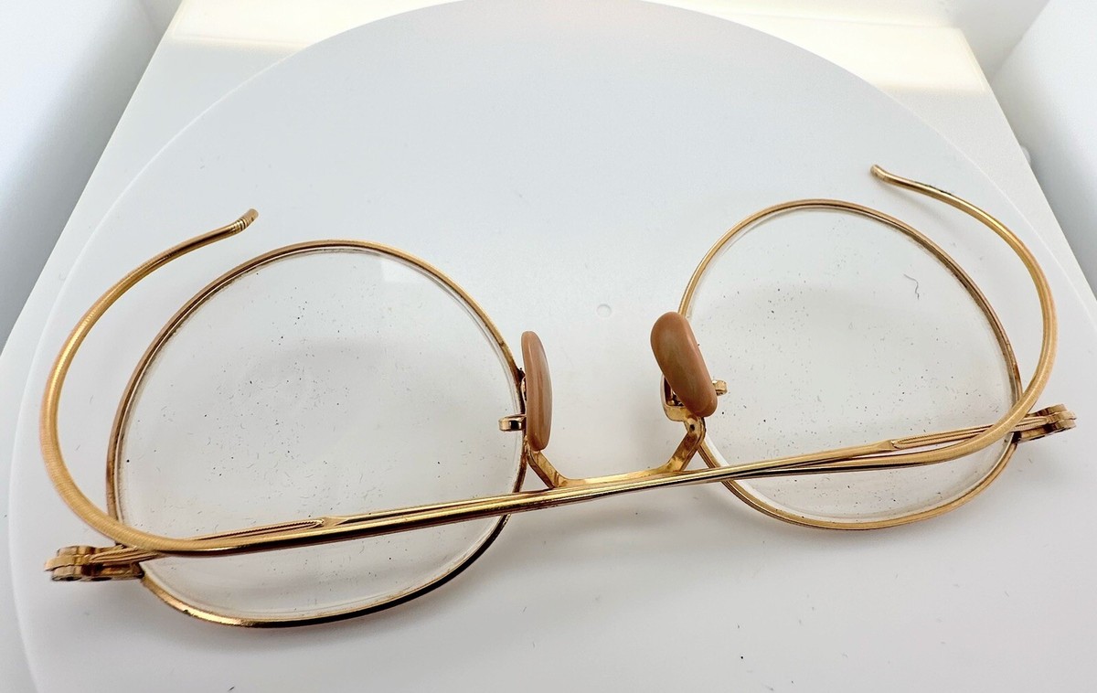 10 Stück Goldene Brillenetuis Mit 21mm Lochgröße - Aufbewahrungsbox Für Sonnenbrillen