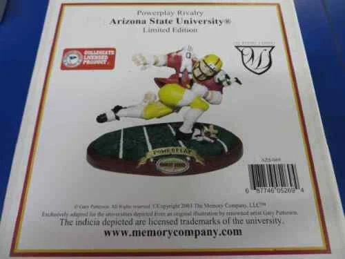 Arizona State Sun Devils NCAA College Gift Football Powerplay Rivalry Figurine - Image 2 of 2