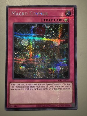 YUGIOH MACRO COSMOS (TRAP) ASIA ENGLISH EDITION ES01-AE072 SECRET RARE