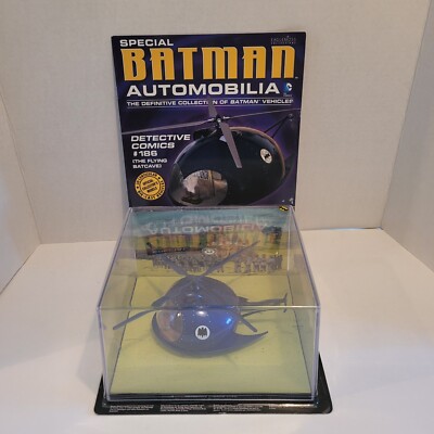 Eaglemoss Batman Automobilia Detective Comics #186 Flying Bat Cave Diecast