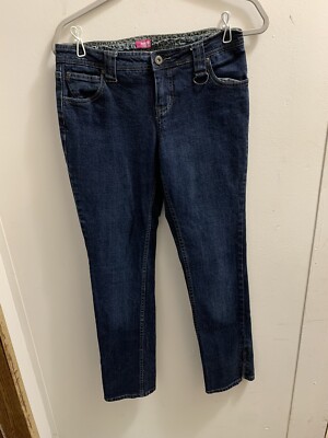 Personal Identity Jeans Size 5/6 Waist 32  Inseam 32  Low Rise Blue Skinny 