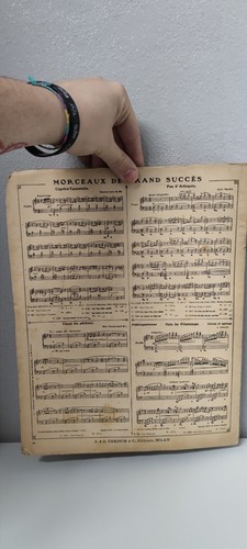 SPARTITO MUSICALE SORRENTO TARENTELLE G. DE SENA A. E G. CARISCH E C MILANO - Picture 2 of 2