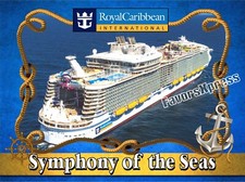 ROYAL CARIBBEAN SYMPHONY OF THE SEAS CRUISE SHIP PHOTO MAGNET 4 X 3 INCHES