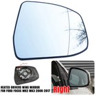 FOR FORD FOCUS MK2 MK3 2008-2017 RIGHT DRIVERS WING MIRROR GLASS CONVEX HEATED