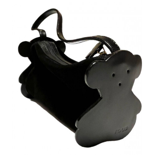 TOUS Bear Bag Black Mini Pouch Approx. 10cm/20cm/6cm Used TOUS Bear Bag Black Mini Pouch Approx. 10cm/20cm/6cm Used