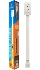 EZ Outlet Electrical Outlet Extender. Access Hard-to-Reach Outlets Features U...