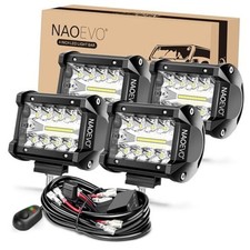 LED Pod Lights, LED Off Road/Driving/Fog Lights with Spot Flood Combo, 4 Inch