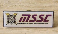 Ice Hockey Manchester Storm Uk  Supporters Club Pin Badge. 1990s Vintage. 
