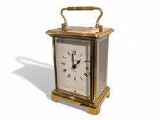 Bayard 8 Day Brass Migonette Carriage Clock Duverdrey & Bloquel 1970s