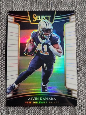 2018 Panini Select Concourse White /75 Alvin Kamara New Orleans Saints RB